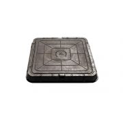 Канализационный люк пластиковый квадратный лёгкий Л